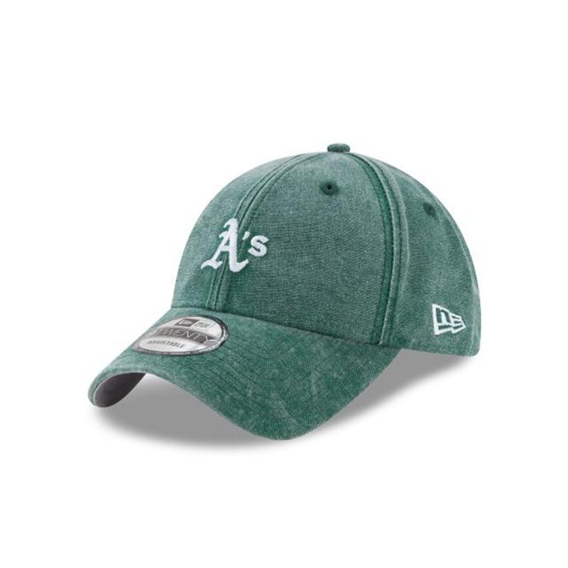 MLB Oakland Athletics Rugged Mini 9Twenty Adjustable (RBO2681) - Green New Era Caps